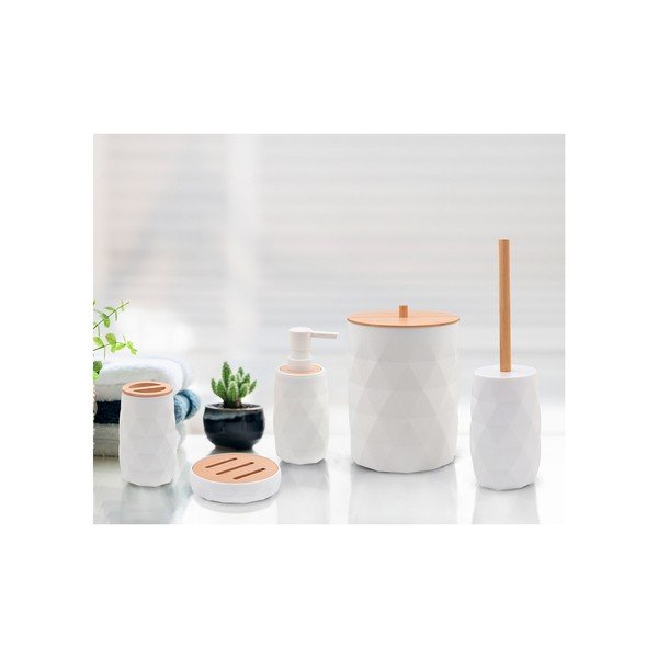 Set di accessori da bagno bianchi - Foutastic-image-1