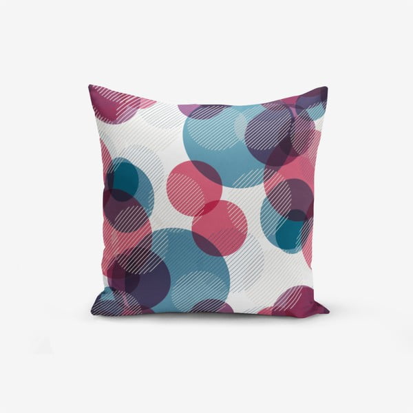 Federa in misto cotone Liandnse Colorful Ring, 45 x 45 cm - Minimalist Cushion Covers