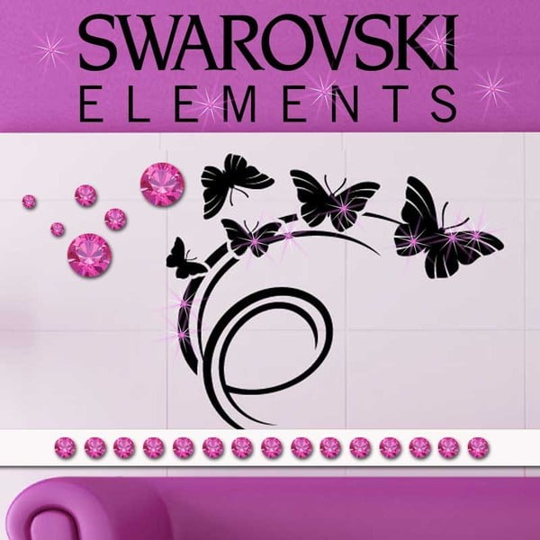 Set di 15 cristalli adesivi Swarovski Fanastick, ⌀ 3 mm - Ambiance