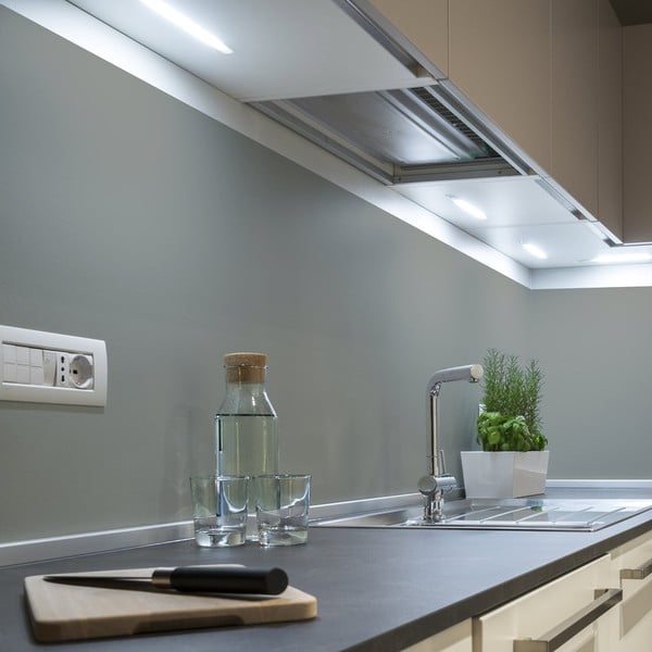 Adesivo murale 200x60 cm Light Grey - Ambiance-image-2