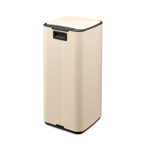 Cestino per la spazzatura beige in acciaio con pedale 30 l Bo – Brabantia-image-4