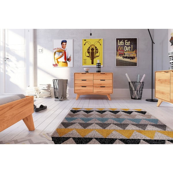 Cassettiera bassa in faggio 90x63 cm Greg - The Beds-image-3