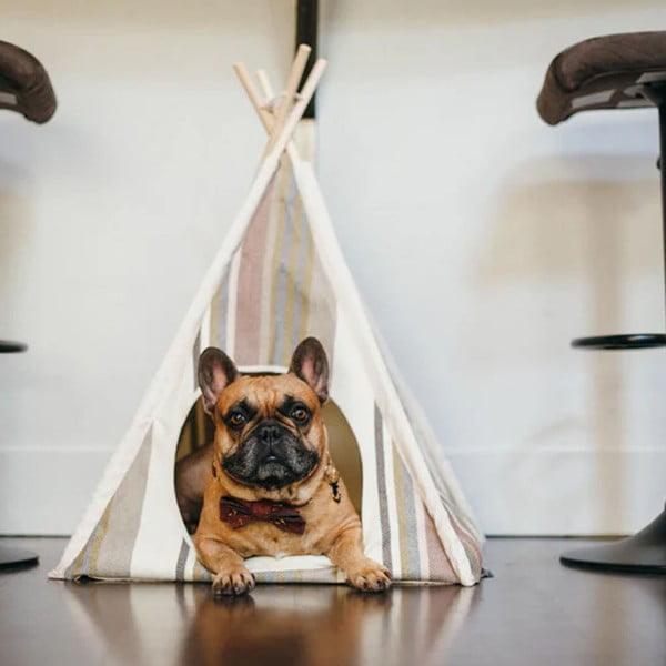 Tenda per animali domestici beige per animali domestici 63x63 cm Cozy Cove Seacost – P.L.A.Y.-image-1