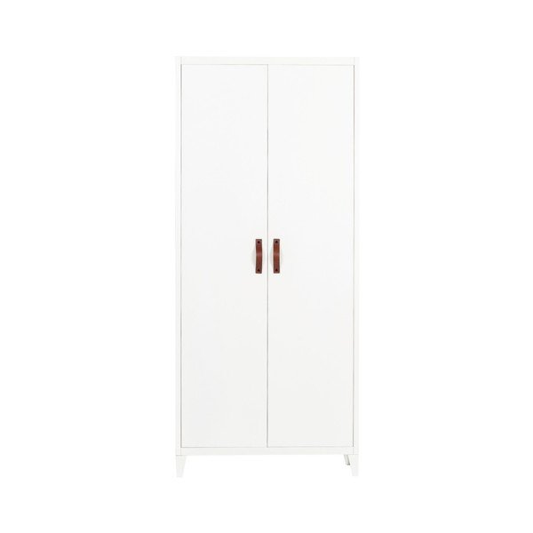 Armadio bianco Brock, larghezza 84 cm - WOOOD