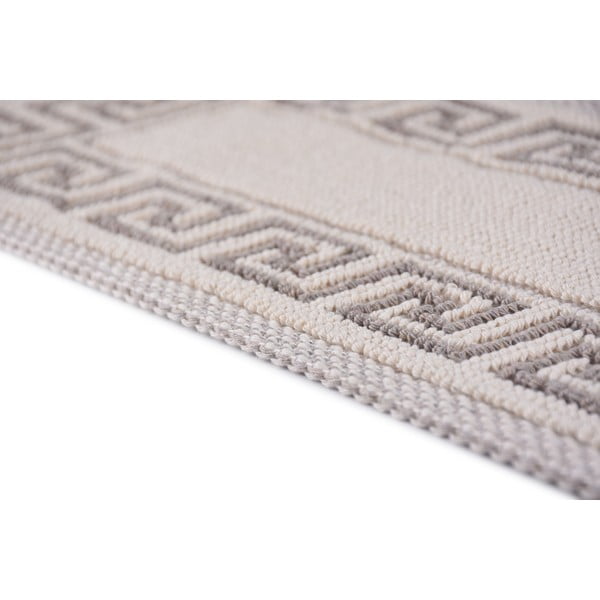 Passatoia per scale in cotone panna set da 16 pz 25x65 cm Versace Bej - Vitaus-image-3