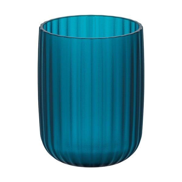 Bicchiere per spazzolino da denti blu petrolio Agropoli - Wenko-image-2