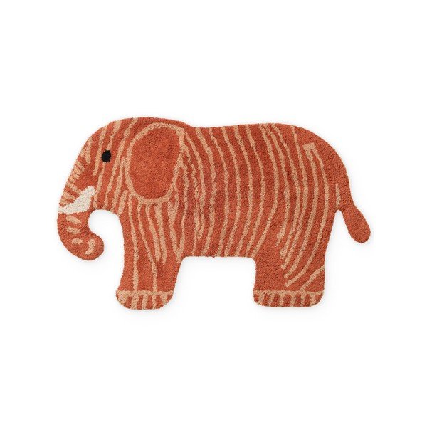 Tappeto per bambini color terracotta in cotone lavabile/tessuto a mano 75x120 cm Snuggle Elodie – Hanse Home