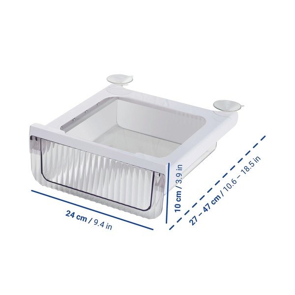 Organizer per il frigorifero in plastica 27x24 cm Kira – Wenko-image-1