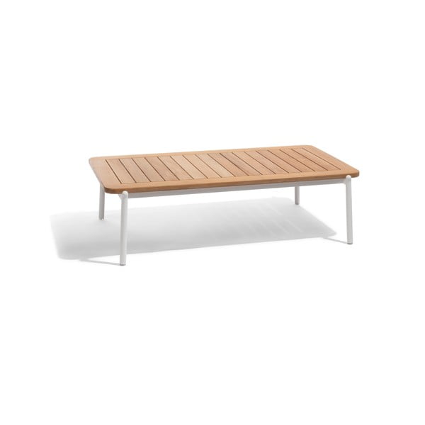 Tavolo da giardino in teak 75x120 cm Omer - Diphano