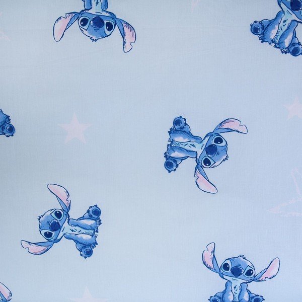 Set copripiumino e federa da bambini blu in cotone per letto singolo 140x200 cm Lilo & Stitch "Aloha" – Jerry Fabrics-image-4