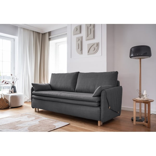Divano letto grigio scuro 207 cm Simon - Miuform-image-3