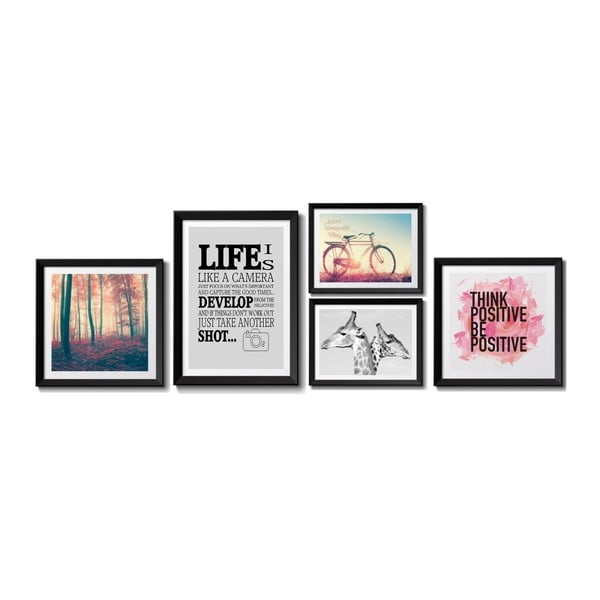 Set di 5 dipinti di vita - Tomasucci