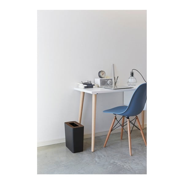 Cestino nero quadrato Rin - YAMAZAKI-image-2