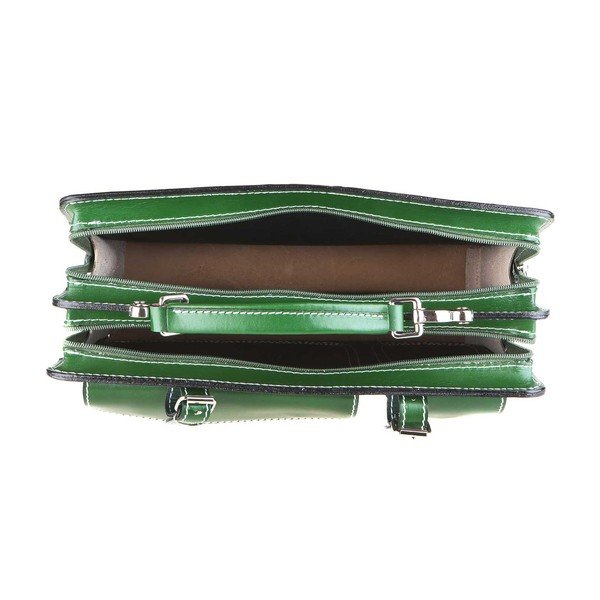 Borsa Gaia in pelle verde - Chicca Borse-image-4