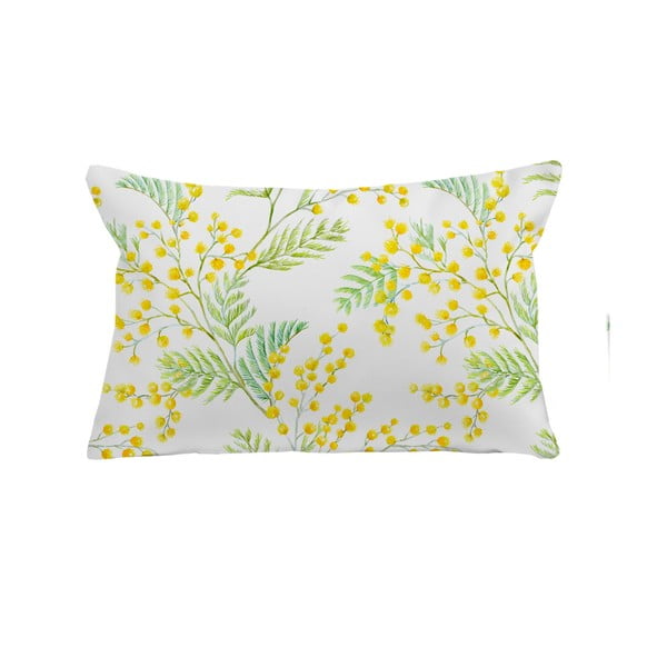 Cuscino giallo e bianco , 50 x 35 cm Mimosa - Tierra Bella