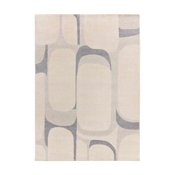 Tappeto grigio chiaro/color crema 80x150 cm Porto – Universal-image-4