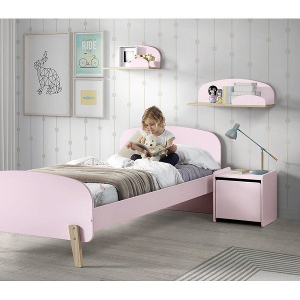 Comodino rosa Kiddy - Vipack-image-1