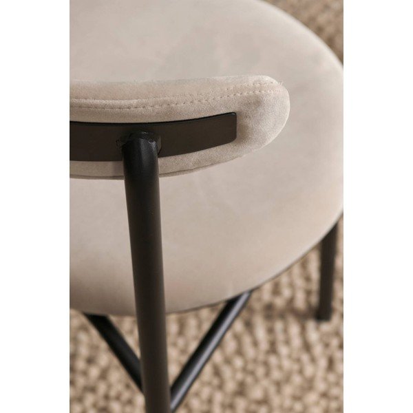 Sedie da pranzo in set beige imbottito 2 pz Doggi – Ellos Home-image-2