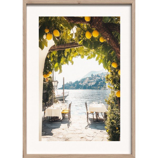Dipinto stampato con cornice inclusa 50x70 cm Lemon View – Styler