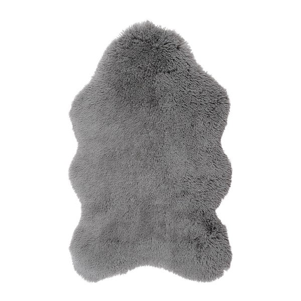 Tappeto in pelliccia grigia Ranto Soft Bear, 70 x 105 cm - Floorist