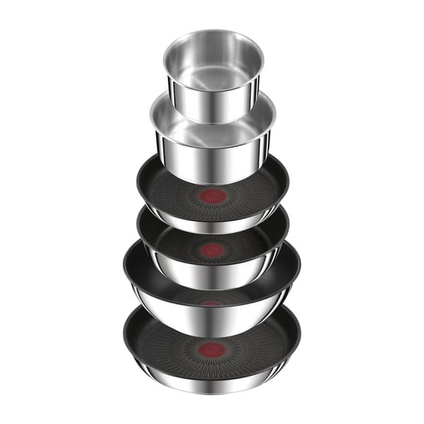 Set di pentole in acciaio inox 13 pezzi INGENIO Preference ON L9749432 - Tefal-image-1