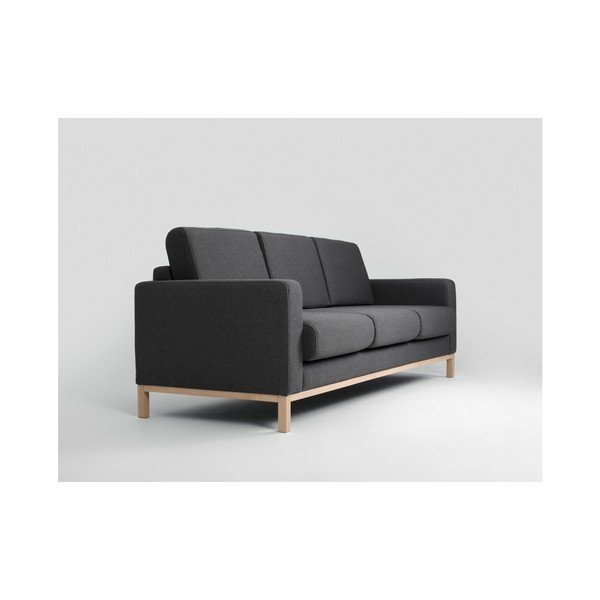 Divano a tre posti grigio antracite Custom Form Scandic - CustomForm-image-3