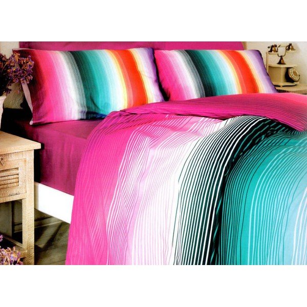 Lenzuola con lenzuolo Rainbow, 160 x 220 cm - Mijolnir
