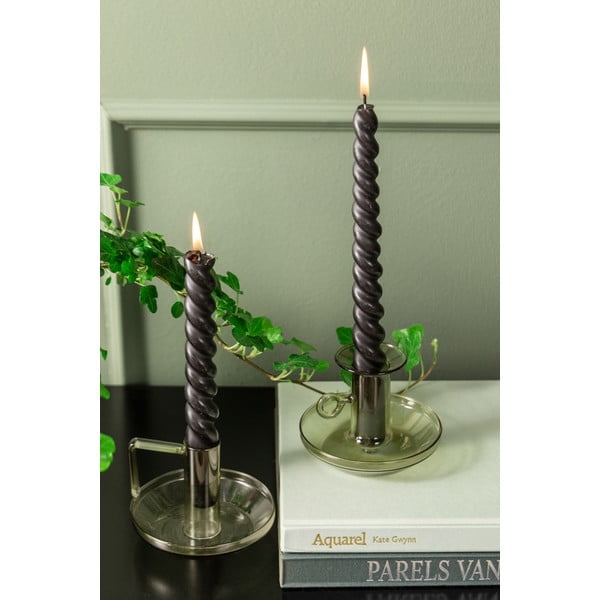 Portacandele in vetro verde Elle Classic - PT LIVING-image-1