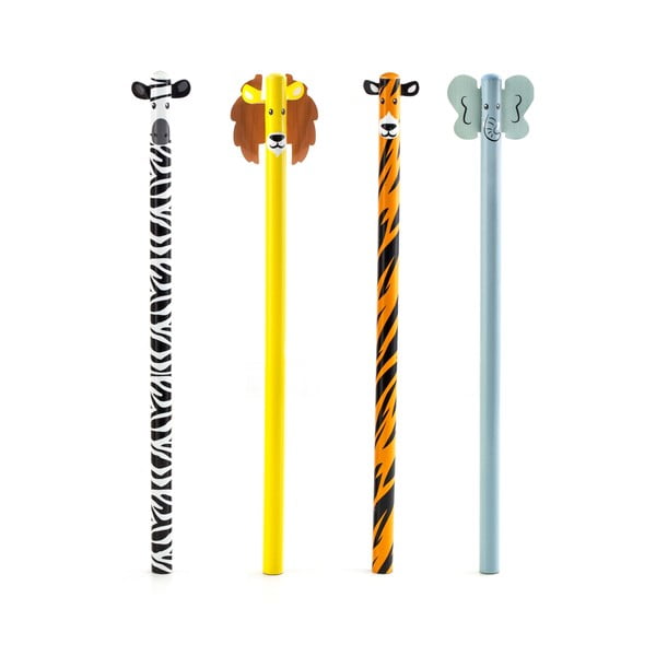 Matite in set Safari - Kikkerland