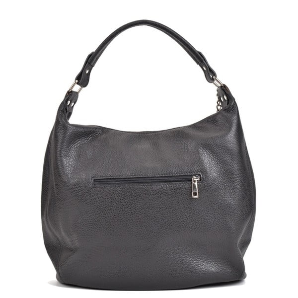 Černá kožená kabelka Sofia Cardoni Bruhna-image-3