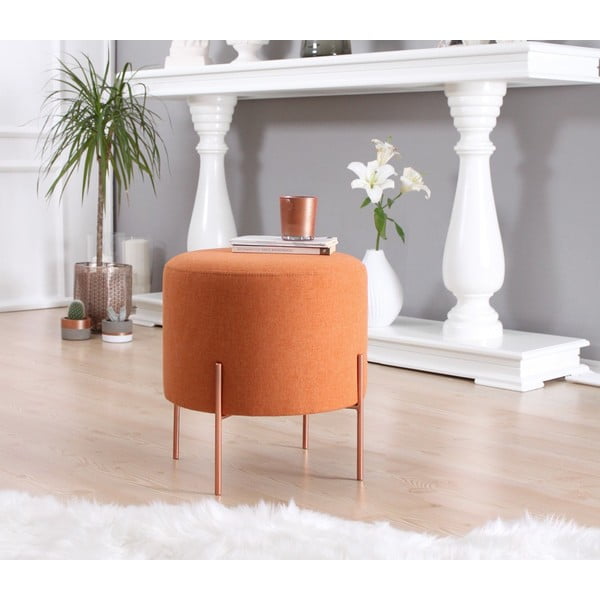Sgabello arancione Copper - Artie-image-3
