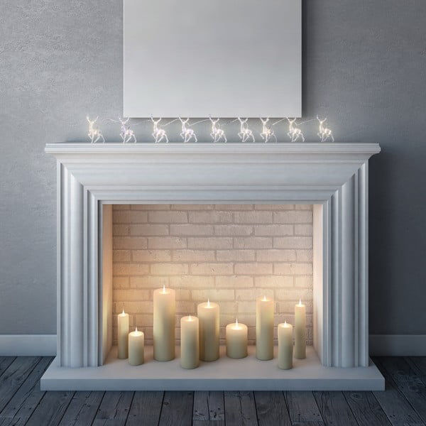 Catena luminosa LED Deer Deer, 10 luci, lunghezza 1,65 m - DecoKing-image-1