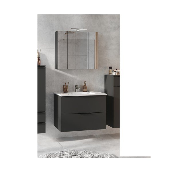 Set da bagno antracite Crandon - Germania-image-2