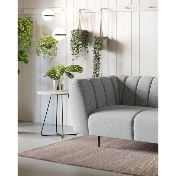 Divano in grigio chiaro 170 cm Shel – Ghado-image-4