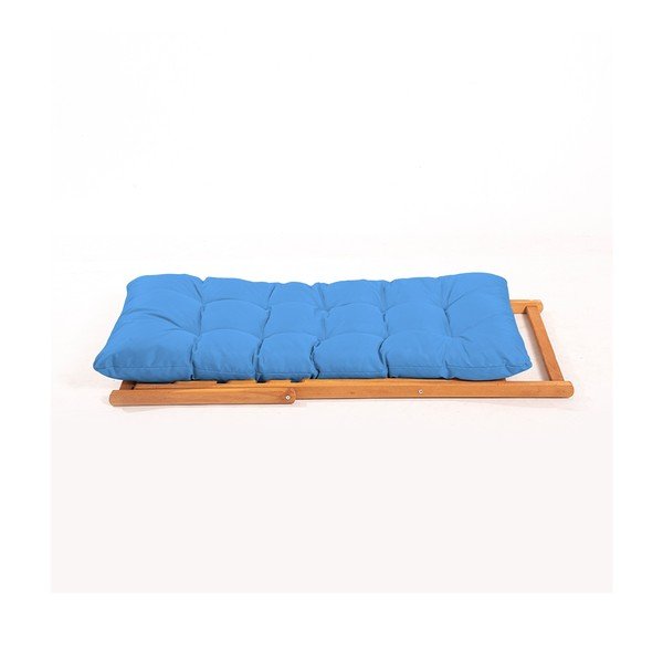Set da giardino in legno di faggio in colore blu-naturale per 2 persone - Floriane Garden-image-3