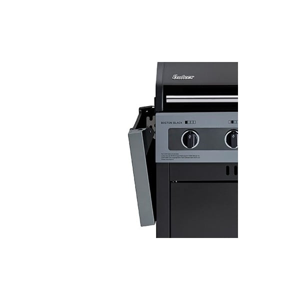 Griglia da esterno in acciaio nero Boston 3K Turbo - ENDERS-image-3