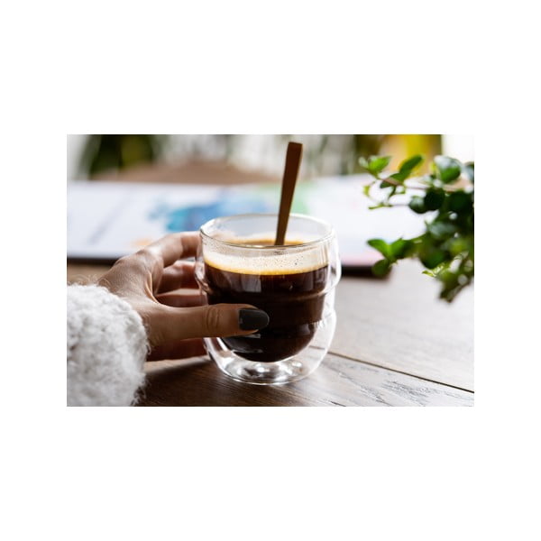 Set di 2 bicchieri a doppia parete , 250 ml Sferico - Vialli Design-image-1