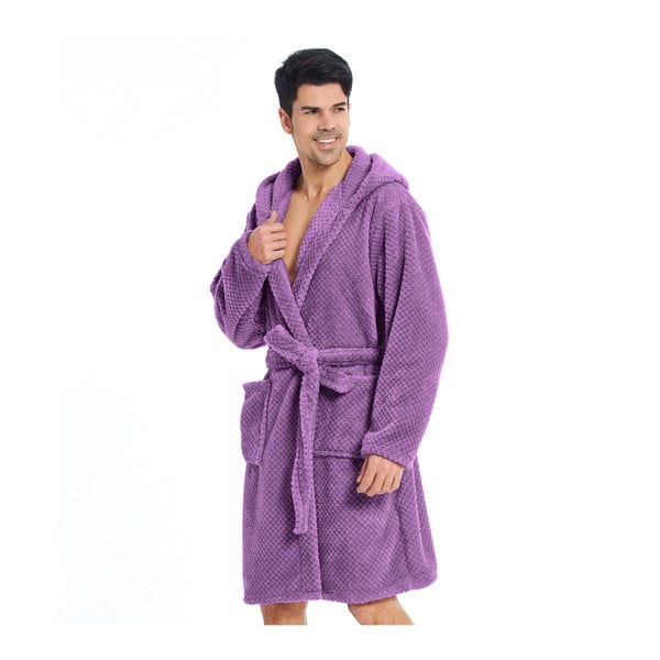 Accappatoio unisex viola in microfibra, taglia XXXL Sleepyhead - DecoKing-image-1