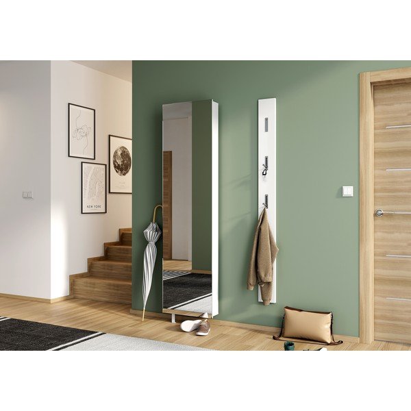 Mobile per ingresso bianco 50x195x18 cm Rotary – Germania-image-1