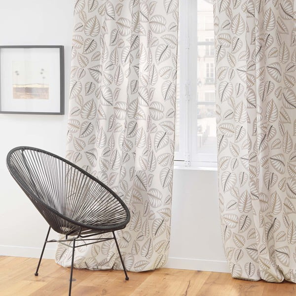 Tenda beige 140x260 cm Alma – douceur d'intérieur-image-1