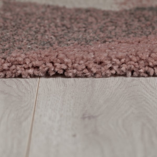 Tappeto rosa/grigio 60x230 cm Nuru - Flair Rugs-image-3