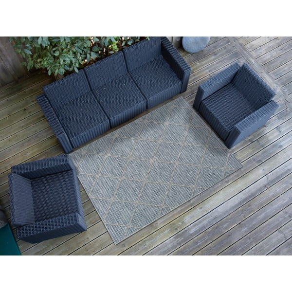 Tappeto blu per esterni , 55 x 110 cm Cork - Universal-image-1