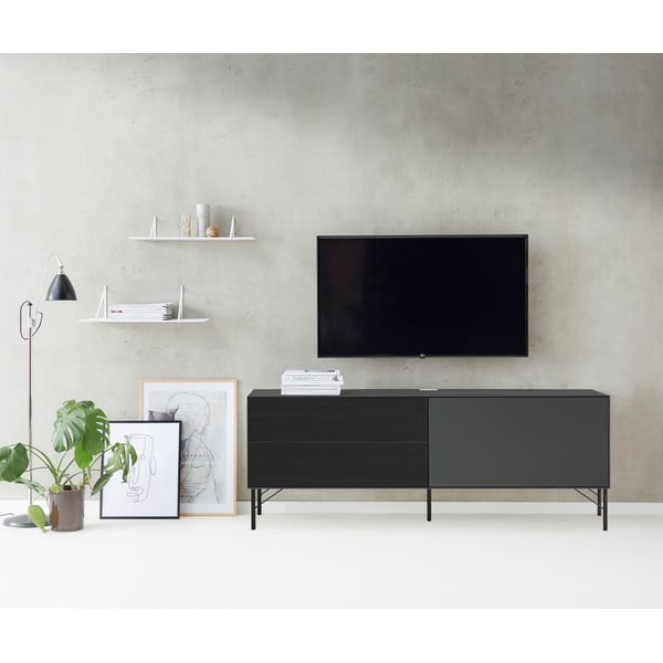 Cassettiera TV grigio antracite Edge by Hammel - Hammel Furniture-image-1