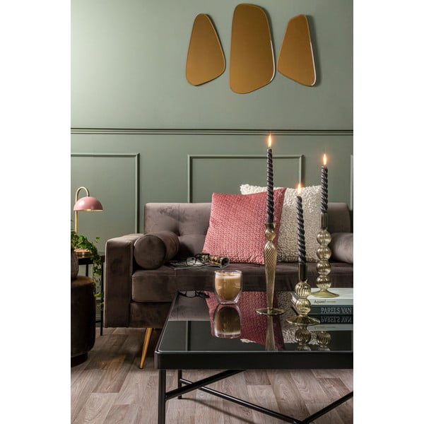 Bolle portacandele in vetro verde Swirl - PT LIVING-image-1