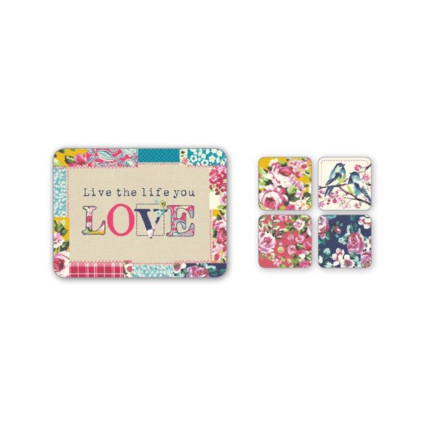 Sada 4 podtácků Cooksmart England Patchwork-image-2