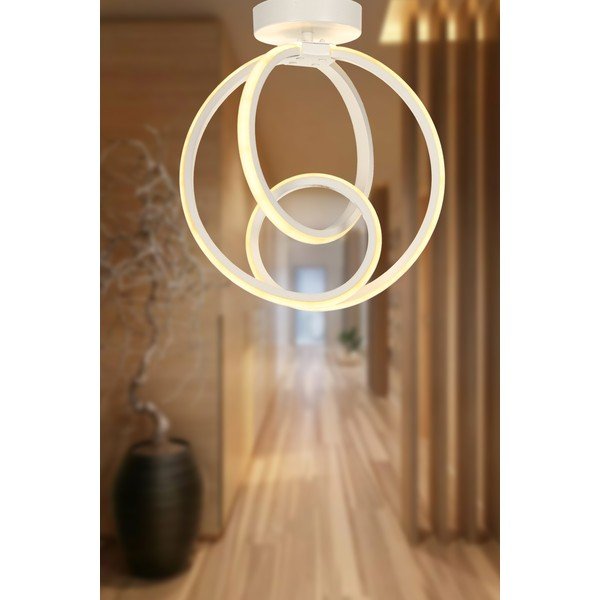 Plafoniera LED bianca in metallo Neo – Squid Lighting-image-1