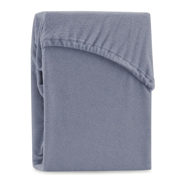 Lenzuolo elastico grigio per letto matrimoniale Siesta, 220/240 x 220 cm Ruby - AmeliaHome