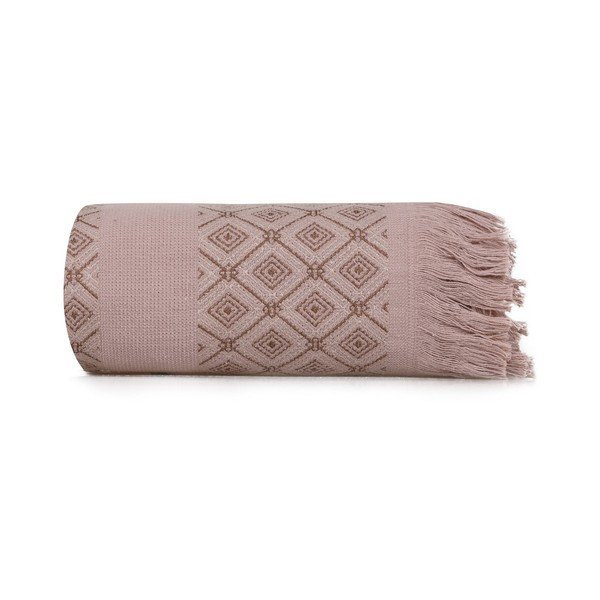 Telo da bagno in cotone beige 150x75 cm Twins - Foutastic-image-4