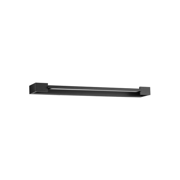 Lampada da parete LED nera opaca in alluminio Arga – Nova Luce