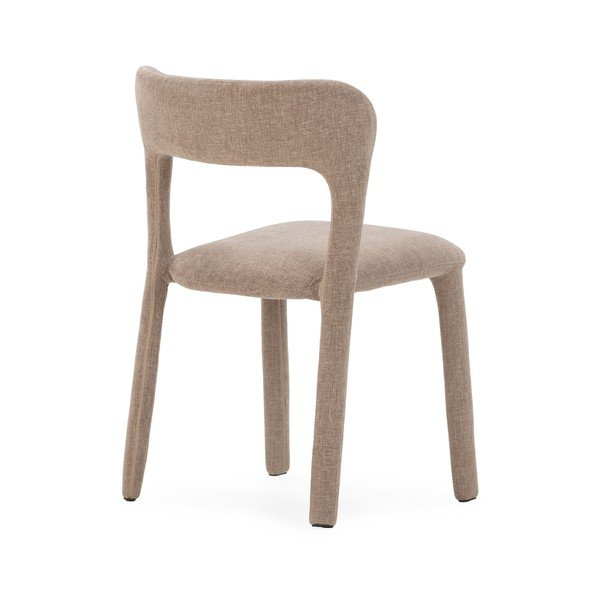 Sedia da pranzo grigio chiaro imbottito Lilia – MOME-image-3